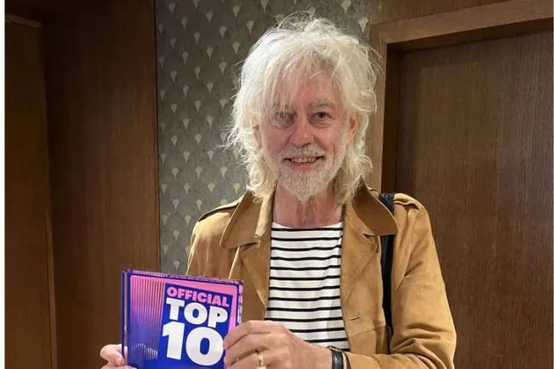 Bob Geldof and The Boomtown Rats Receive Honorary Official Charts Award
