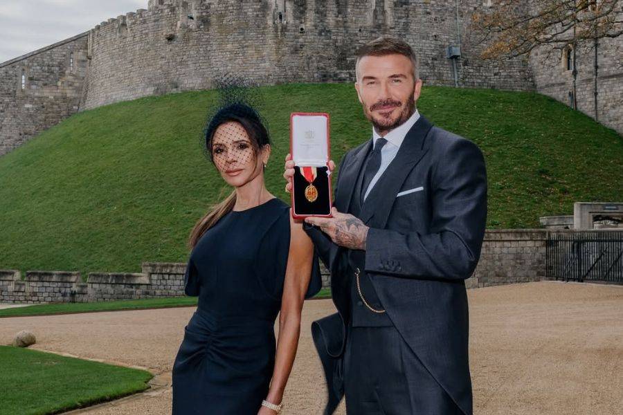 SIR DAVID BECKHAM: VICTORIA GUSHES OVER HER NEWLY KNIGHTED HUSBAND