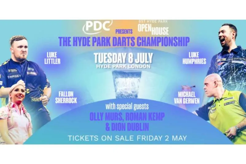 BST Hyde Park Hits the Bullseye with Darts Championship Announcement BST Hyde Park Hits the Bullseye with Darts Championship Announcement