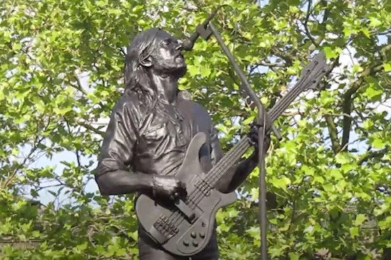 LEMMY: FANS GATHER FOR STATUE UNVEILING