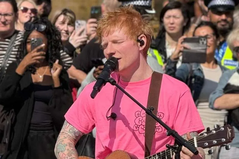 Ed Sheeran Stuns London Commuters with Surprise King's Cross Gig
