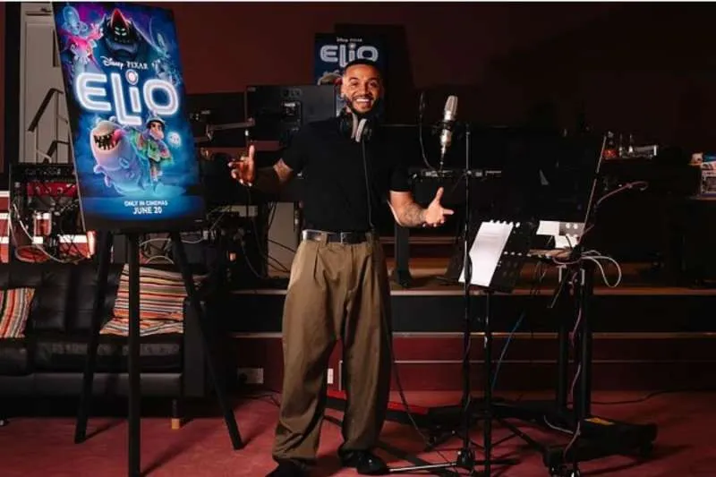 JLS STAR ASTON MERRYGOLD MAKES PIXAR DEBUT