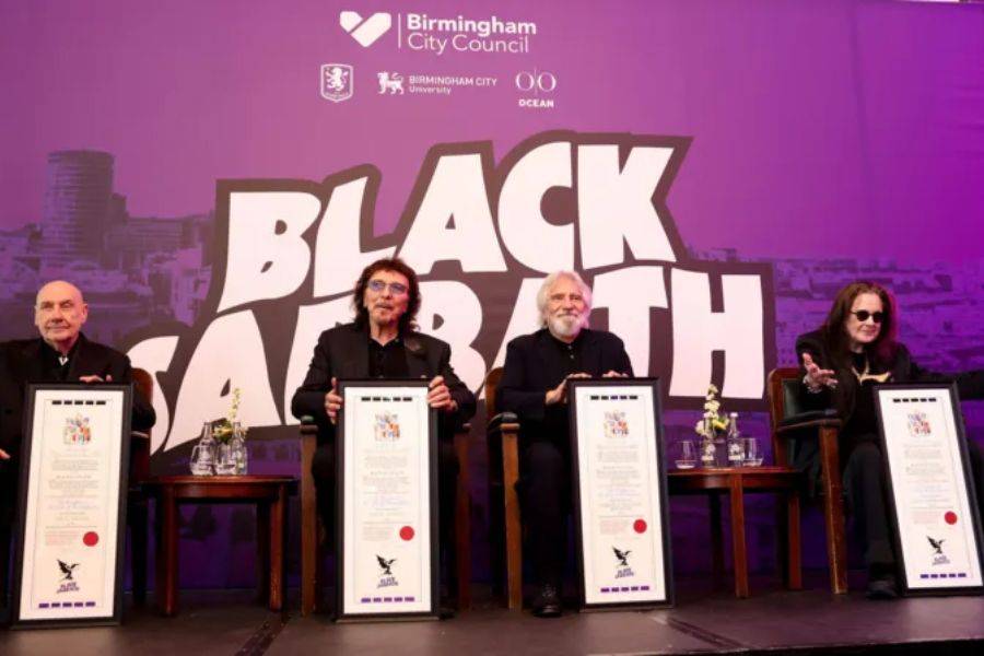 BLACK SABBATH HONOURED WITH FREEDOM OF BIRMINGHAM