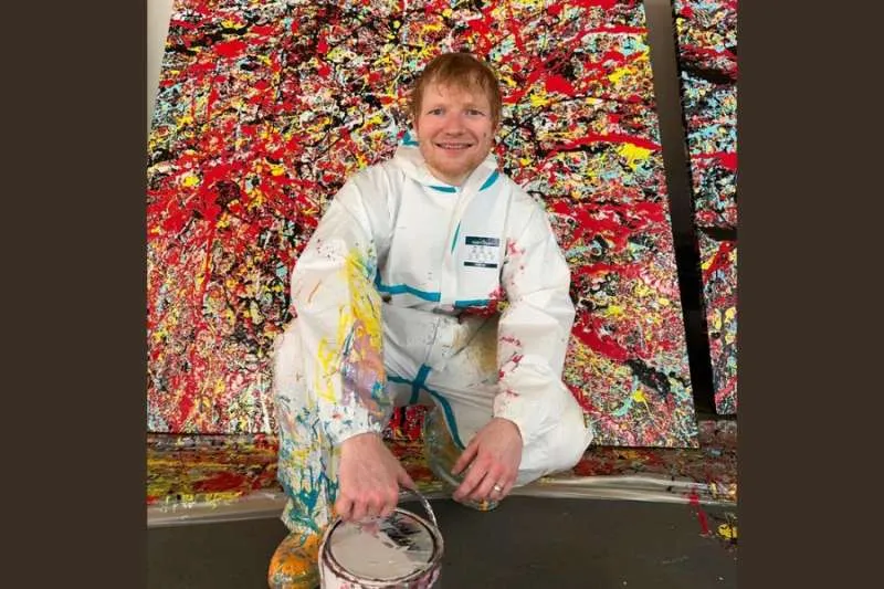 Ed Sheeran Puts His Paintings Up for Sale — for a Good Cause