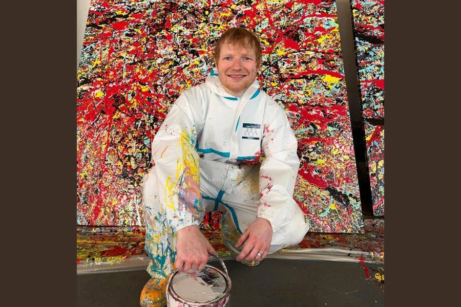 Ed Sheeran Puts His Paintings Up for Sale — for a Good Cause